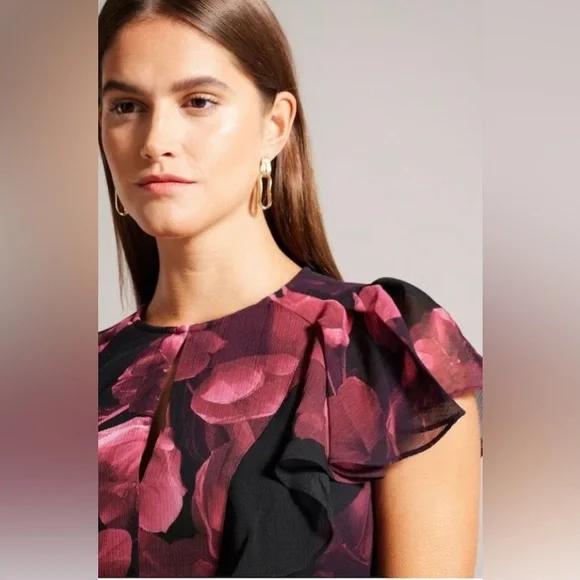 Ted Baker London Bretaah mini dress. Size Ted 1 (4 U.S.) - Picture 4 of 8